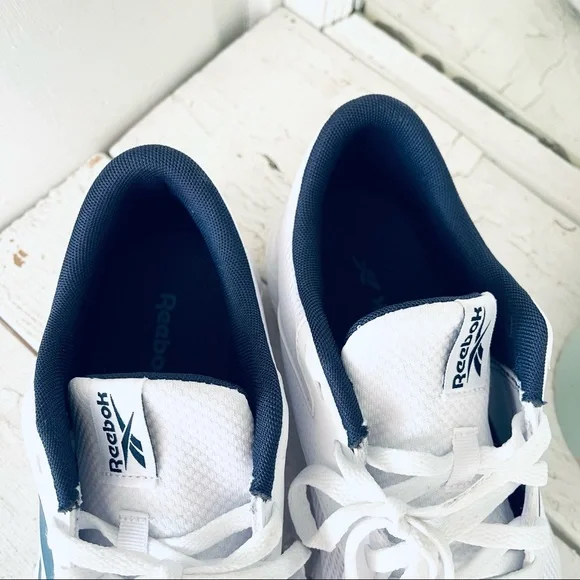 Reebok Womens Flexagon Energy 3 White Navy Running Shoes Sneakers Size 9 GUC - Picture 5 of 6